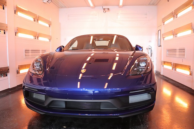 ポルシェ　ボクスター　遠赤外線ブース