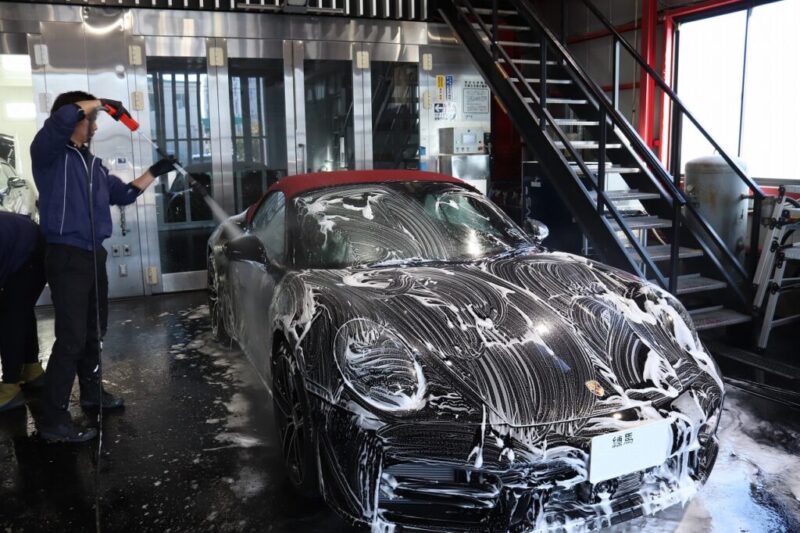 - トータルカービューティIIC ポルシェ911カブリオレ 洗車