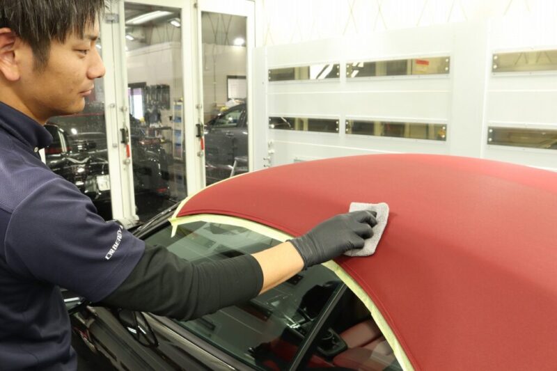 - トータルカービューティIIC ポルシェ911カブリオレ 幌コーティング