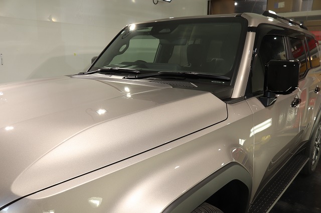 新車ランクル250　カーコーティング施工後の塗装面