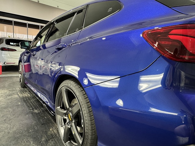 レヴォーグ　コーティング施工後　リア