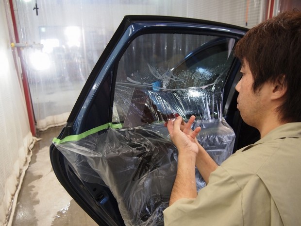 東京都江戸川区よりご来店頂きましたフォルクスワーゲンポロにカーフィルムを施工しました カーフィルム カーラッピング施工実績cbiic