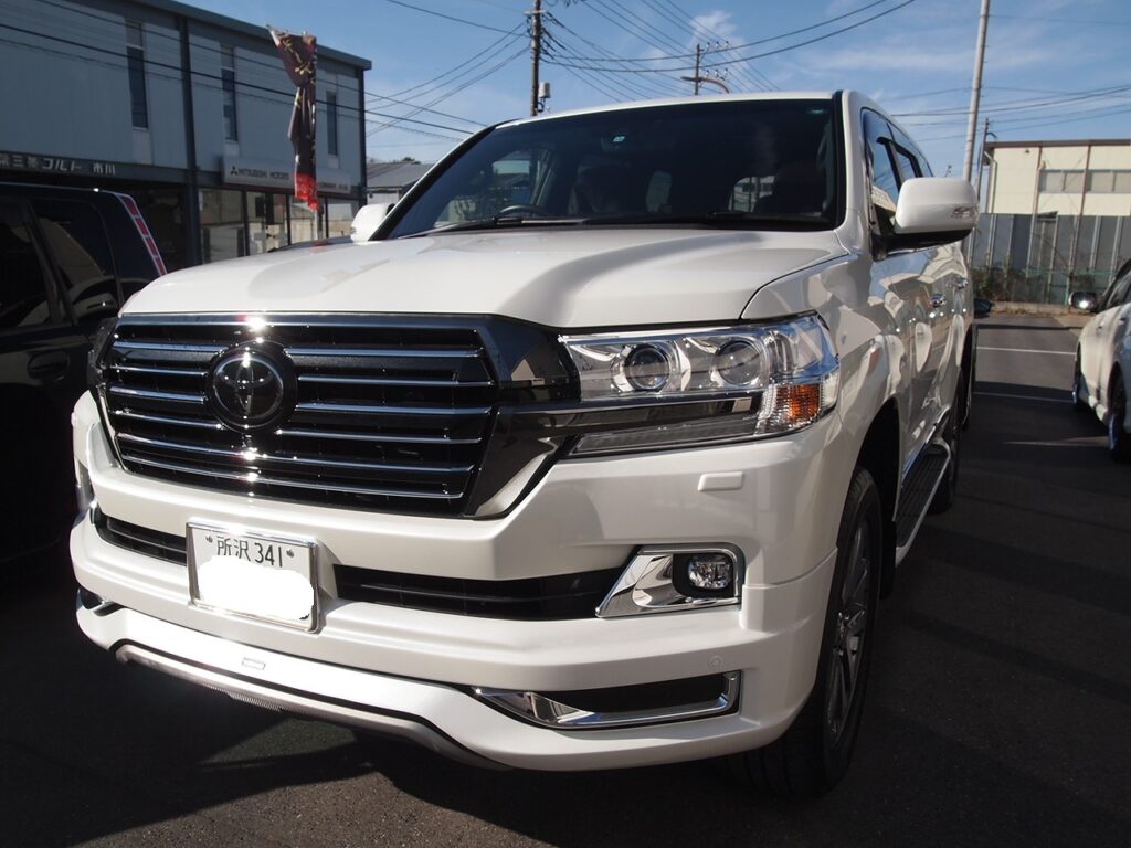 埼玉県よりご来店の新車のランクルにラッピングフィルム施工しました カーフィルム カーラッピング施工実績cbiic