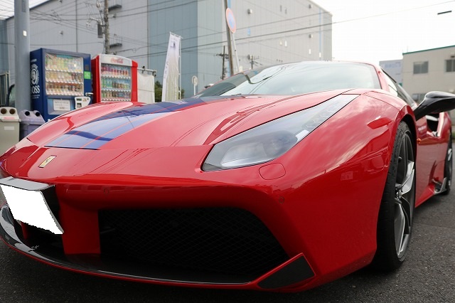 東京　フェラーリ　プロテクションフィルム