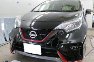 日産ノートニスモ　カーラッピング　袖ヶ浦市