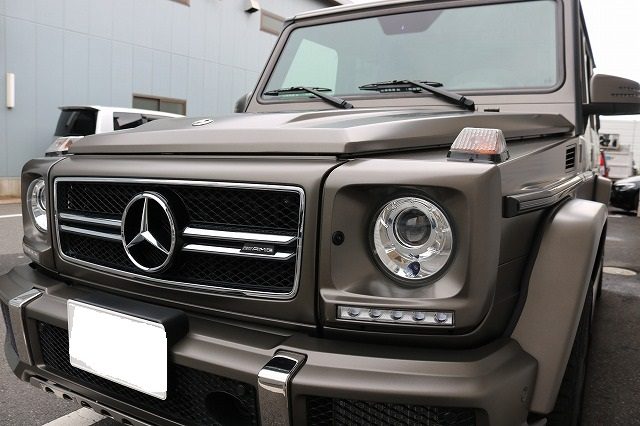 東京都中央区よりご来店のメルセデスベンツG63AMGの全ウィンドウに最新の断熱フィルム「LFTウィンドウフィルム」を施工させて頂きました!
