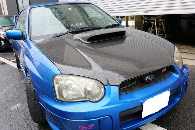 スバル　WRX　ラッピングフィルム