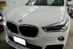 BMW X1　カーボンラッピング