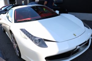 フェラーリ458イタリアにプロテクションフィルム