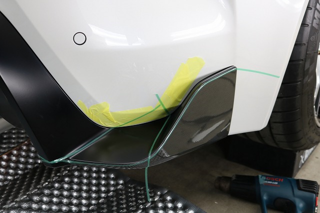 新型スープラ カーボンラッピング