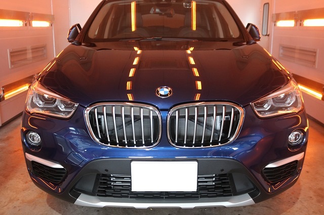 BMW X1に断熱フィルム施工　乾燥の画像