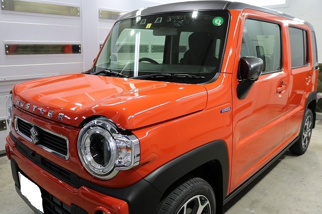 スズキ ハスラーにlft断熱フィルム施工 神奈川県から再度ご来店下さいました カーフィルム カーラッピング施工実績cbiic