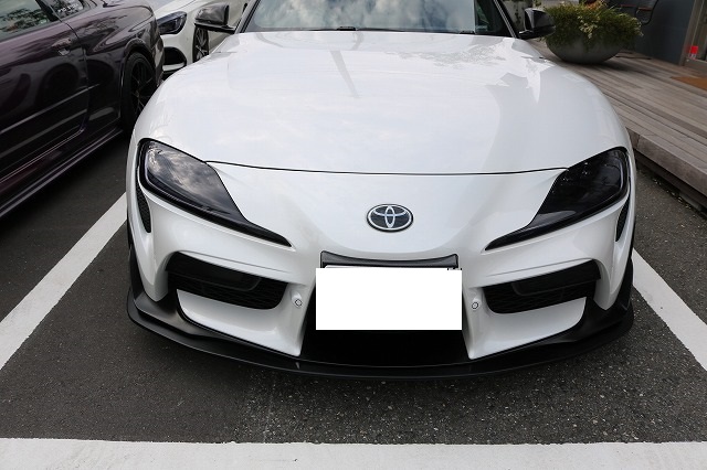 トヨタスープラ♪ヘッドライト・テールランプスモークフィルム施工