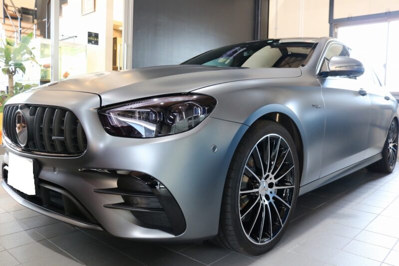 マット塗装に嬉しい効能 メルセデス・ベンツ AMG E53にプロテクションフィルムを施工致しました XPEL 千葉県
