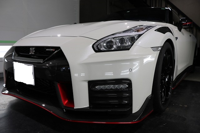 35GTR nismoにプロテクションフィルム施工　東京都　世田谷区　XPEL ULTIMATE PULS