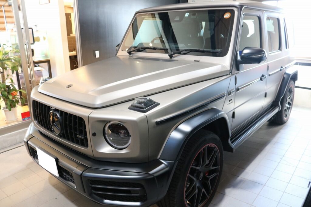 プロテクションフィルムをベンツgクラス ゲレンデ に施工させていただきました カーフィルム カーラッピング施工実績cbiic