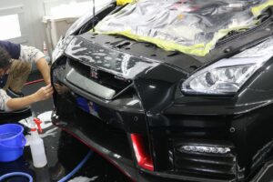 日産　GTR　プロテクションフィルム　施工