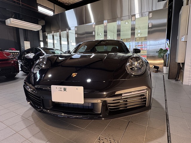 ポルシェ911ターボSにプロテクションフィルム施工。東京都江東区よりご来店のアイキャッチ画像