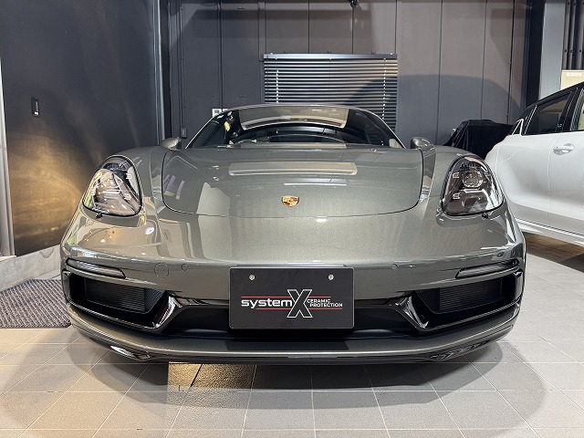 ポルシェ718ボクスター　プロテクションフィルム施工後　東京