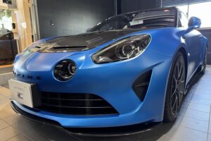 完成 1 | カーフィルム,プロテクションフィルム施工事例一覧 アルピーヌA110R プロテクションフィルム施工後 茨城