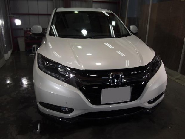 ホンダ ヴェゼルにエシュロンコーティングを施工させていただきました ガラスコーティング カーコーティング施工実績cbiic