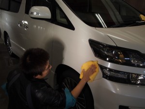 トヨタアルファードにエシュロンコーティングを施工しました