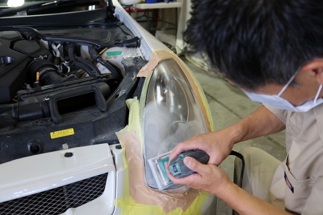 日産　スカイライン　ガラスコーティング