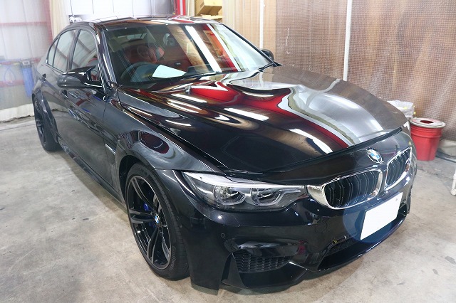 BMW　M3　ガラスコーティング