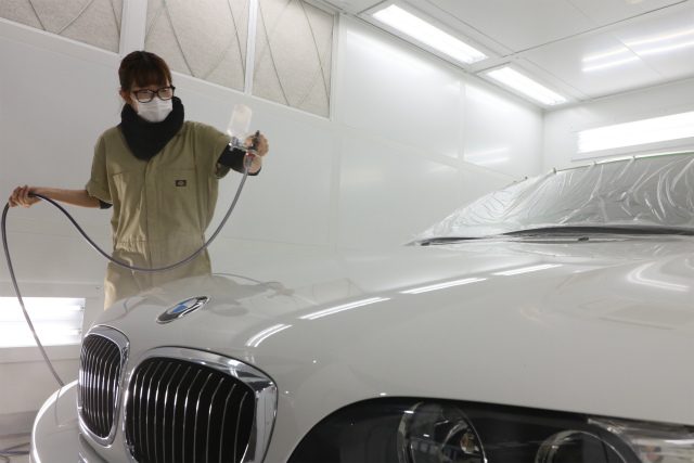 洗車傷でお困りならiicで解決 Bmwアルピナb3に吹き付け型ボディコーティングを施工させていただきました ガラスコーティング カーコーティング施工実績cbiic