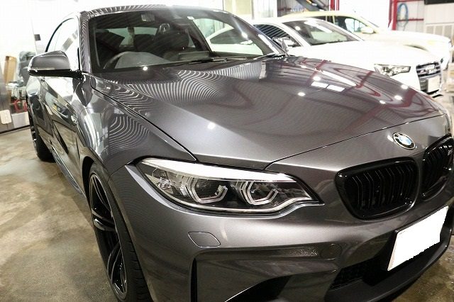 東京都多摩市のS様のBMW・M2がボディコーティング1年メンテナンスのためにご入庫されました!