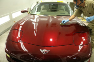 コルベット 限定車をファインラボコーティング