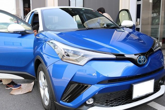 富山　C-HR　ガラスコーティング