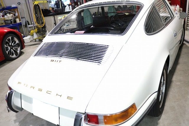 ポルシェ911T　ガラスコーティング　神奈川