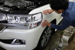 トヨタランドクルーザー プロテクションフィルム