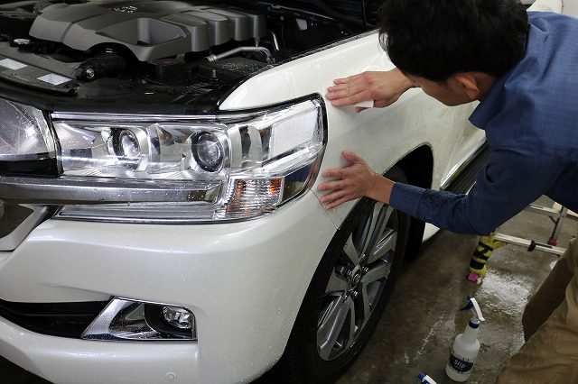 トヨタランドクルーザー プロテクションフィルム