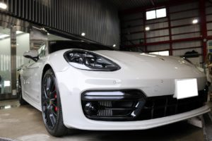 新車ポルシェパナメーラGTS コーティング