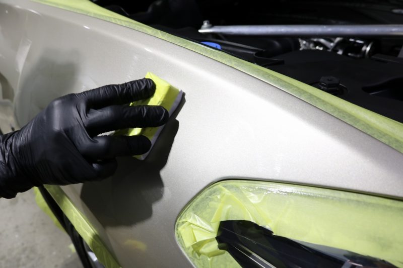 新車BMWX3にファインラボ・ヒールプラスを施工　コーティング塗布の画像