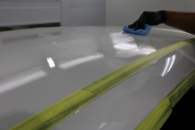 メルセデスベンツAMG A45Sにファインラボヒールプラス施工　ファインラボコーティング塗布画像