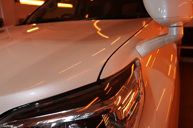 トヨタ・ランドクルーザープラドにセラミック9Hコーティングを施工　遠赤外線の画像