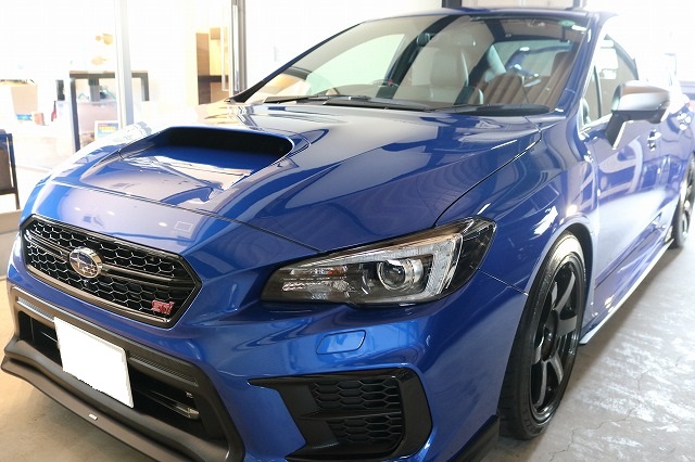 限定10台！スバルWRX STIにホイールコーティング施工