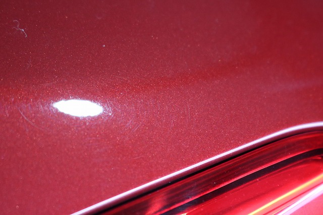 BMW X4にカーコーティング施工　スクラッチ傷の画像