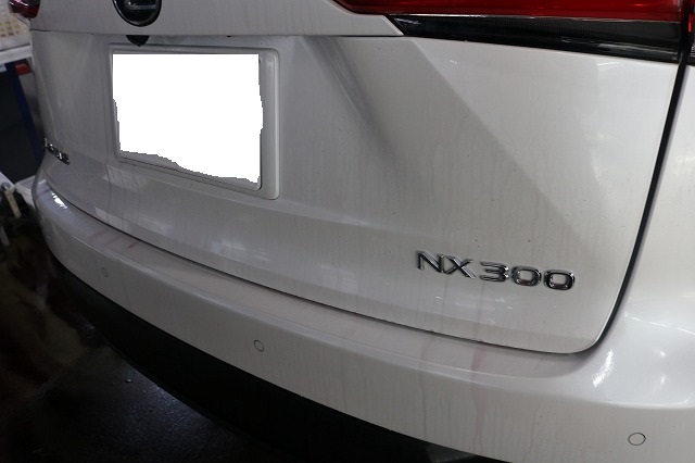 レクサスNXにカーコーティング施工　鉄粉除去の画像