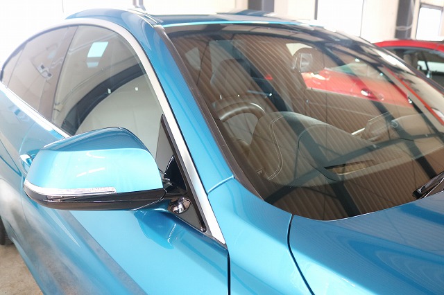 BMW 420iグランクーペにウィンドウコート施工後　フロントガラスの画像