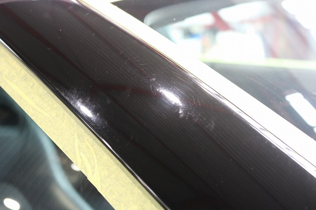メルセデスベンツS63にカーコーティングを施工　スクラッチ傷の画像