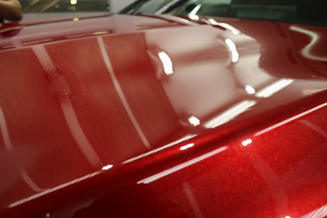 新車レクサスRXにセラミックプロ9Hコーティングを施工　コーティング剤塗布の画像