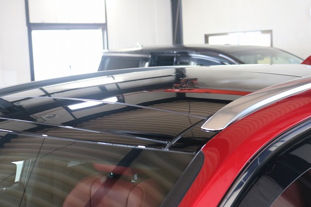 新車レクサスRXにガラスルーフコーティングを施工後　サンルーフの画像