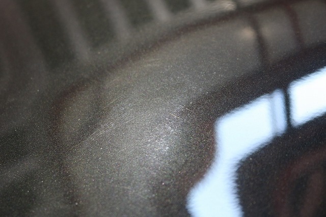 BMW320iにガラスコーティング施工　タオル傷の画像