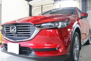 マツダCX-5にセラミックコーティングを施工