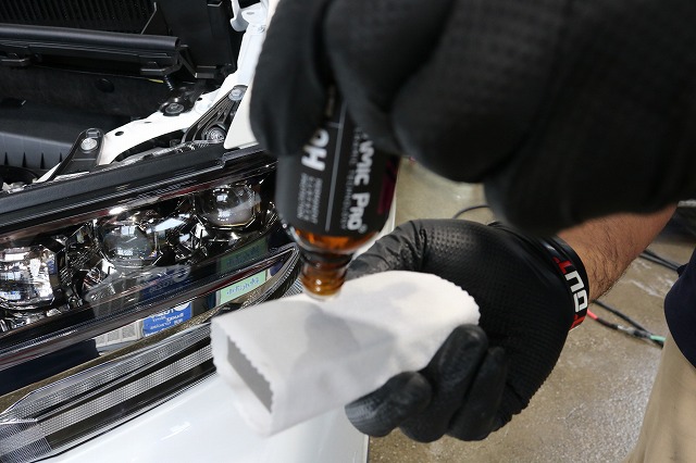 新車トヨタのアルファードにカーコーティングを施工　セラミックプロ9Hの画像