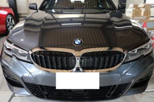 BMW3　カーコーティング　ウィンドコーティング施工後　画像